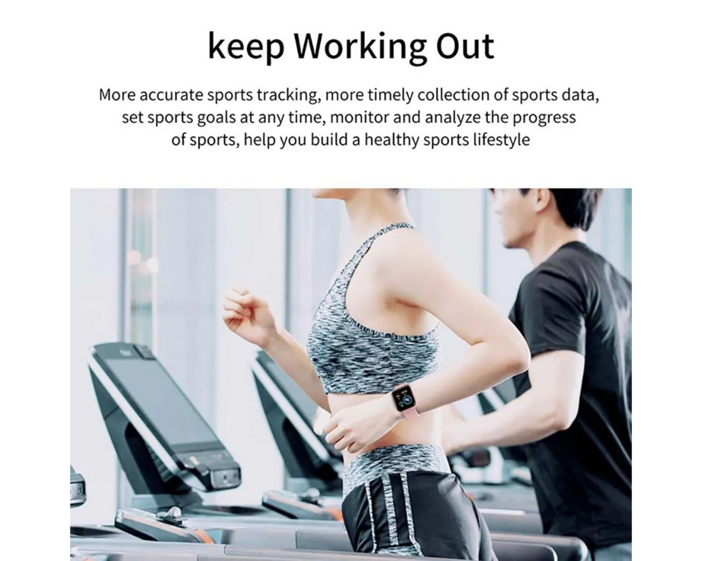 Rockman D20 Waterproof Touchscreen Smartwatch-Black