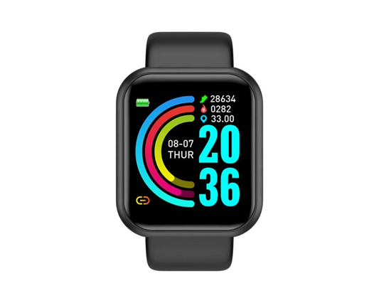 Rockman D20 Waterproof Touchscreen Smartwatch-Black